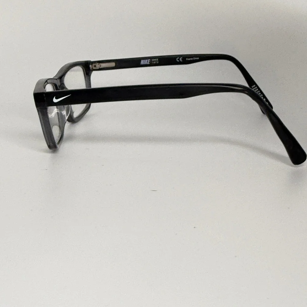 Nike 5509‎ 001 Black Rectangular Eyeglasses Frames Mens Womens 54-15-140 22065